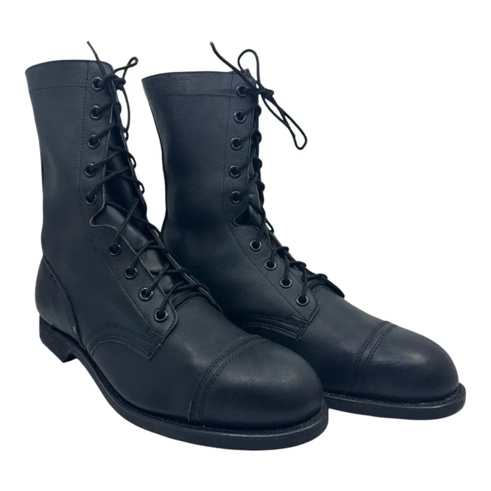 Bates Leather Lace-Up Combat Men's Boots Sz. 14R ANSI Z41.1-1991/75 Military NOS